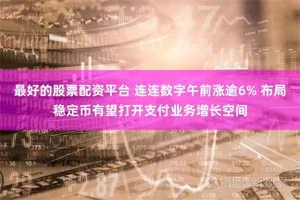 最好的股票配资平台 连连数字午前涨逾6% 布局稳定币有望打开支付业务增长空间